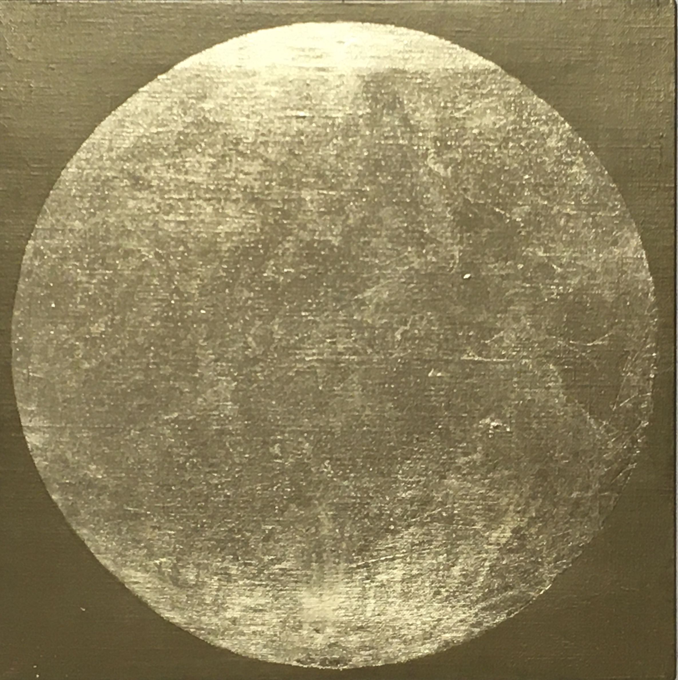 金の月 | 45×45cm