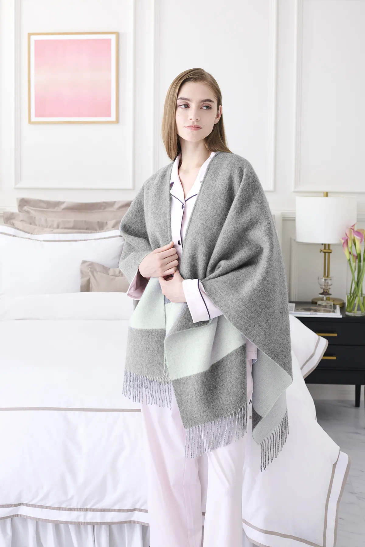 ラムウールポンチョ | 入院用 お見舞いギフトに