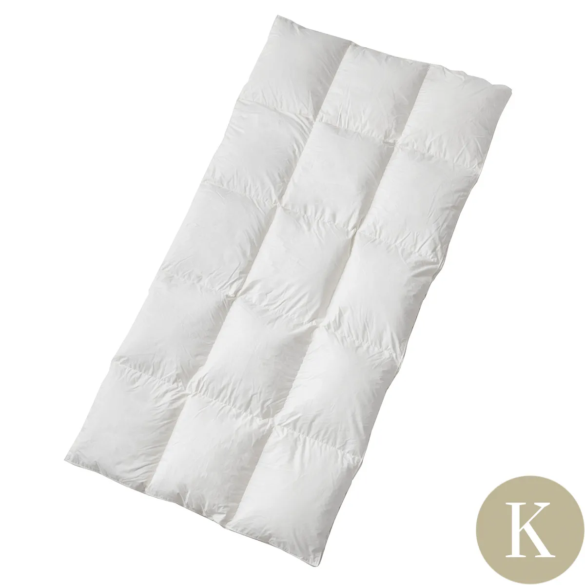 ダウン・フェザーベッドパッド (敷きパッド)  | キング | 180x200cm