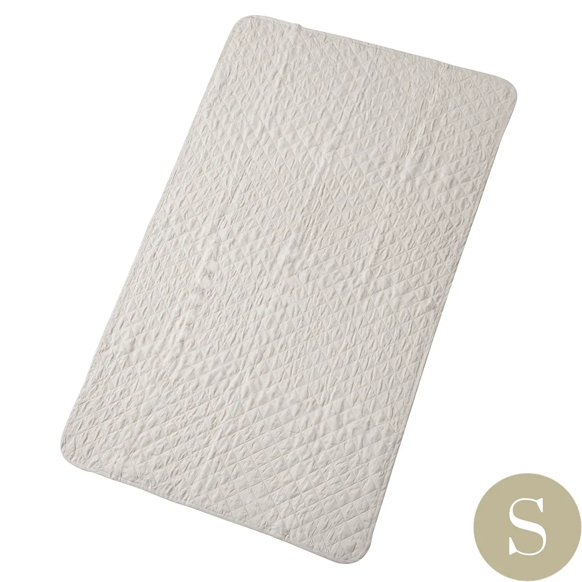 洗えるリネン敷パッド | シングル | 100x205cm  リネン(麻)100%