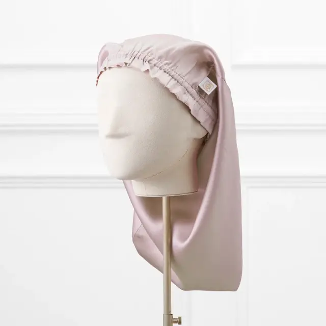 19匁 シルクナイトキャップ | ロング/ローズ