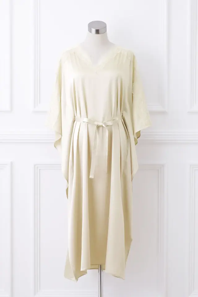 19匁 シルクレースカフタンドレス | FREE