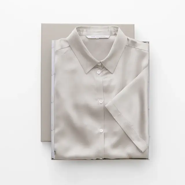 【ギフトBOX入り】 19匁 シルクパジャマ | 半袖シャツ・パンツセット | レディース