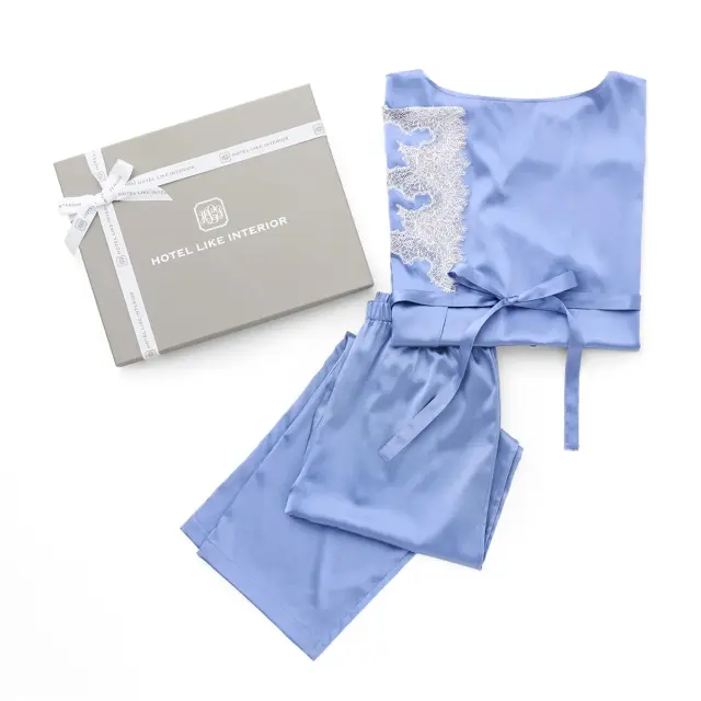 【ギフトBOX入り】19匁シルクレーストリムセットアップ