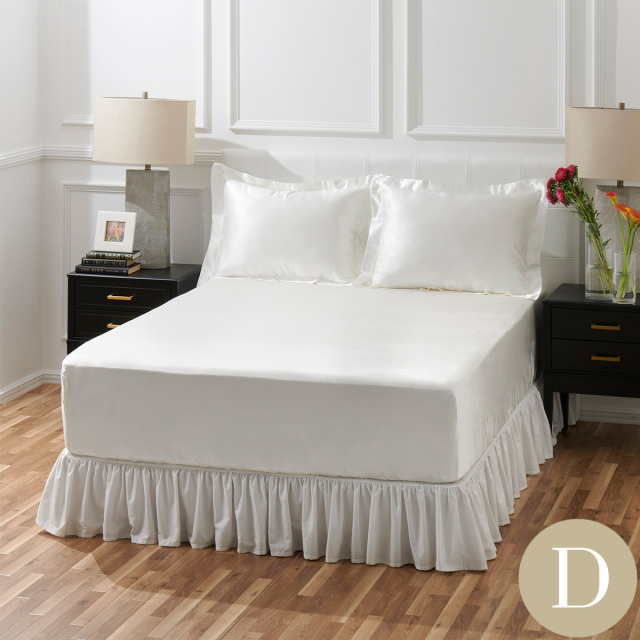 THXSILK シルクフラットシーツ シルク (ホワイト 185×275cm)