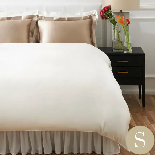 シングル | 150×210cm | 掛け布団カバー1枚 | 包み型スタンダード枕カバー2枚 | 22匁 シルク