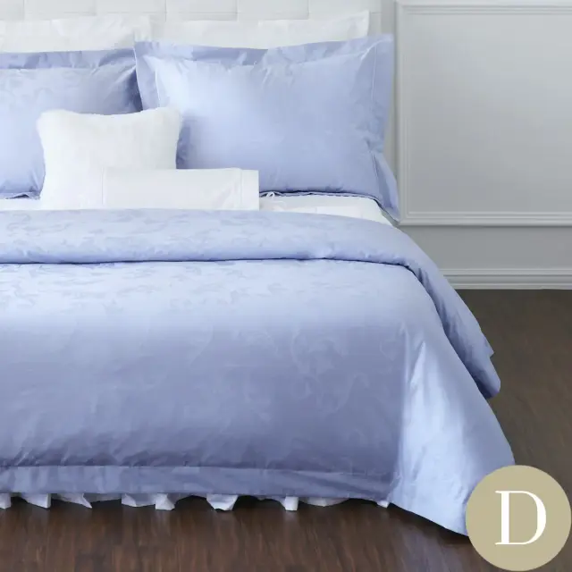 ダブル | 190×210cm | 掛け布団カバー1枚 | 包み型スタンダード枕カバー2枚 | 400TC ボタニカルジャガード/レイク