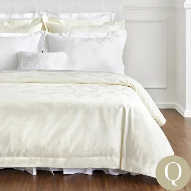 掛け布団カバー | クイーン | 210×210cm | 400TC ボタニカルジャガード