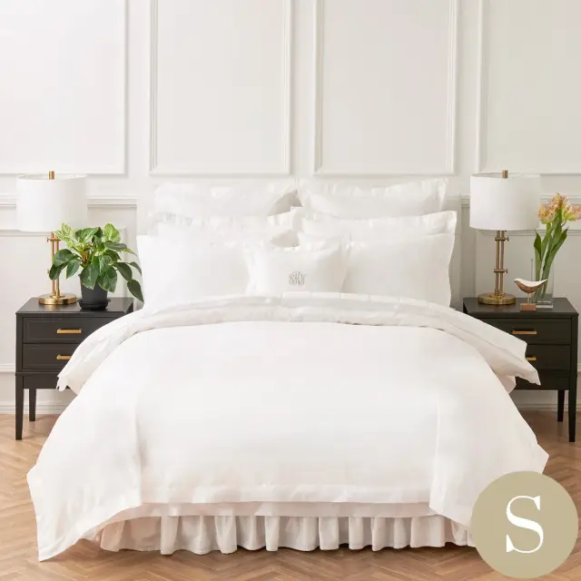 シングル | ボックスシーツ1枚 | 掛け布団カバー1枚 | 封筒型スタンダード枕カバー2枚 |400TC コットンサテン