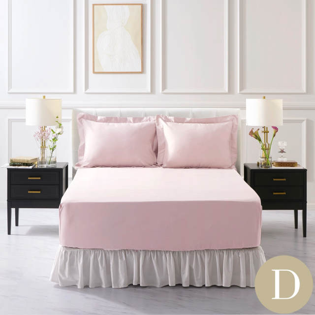 ダブル | 140×200cm | 高さ31cmまで対応 | ボックスシーツ1枚 | 封筒型スタンダード枕カバー2枚 |   400TC コットンサテン