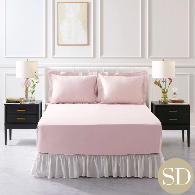 セミダブル | 120×200cm | 高さ31cmまで対応 | ボックスシーツ1枚 | 封筒型スタンダード枕カバー2枚 | 400TC コットンサテン