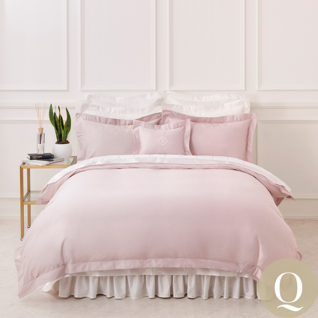 クイーン | 210×210cm | 掛け布団カバー1枚 | 封筒型スタンダード枕カバー2枚 | 400TC コットンサテン