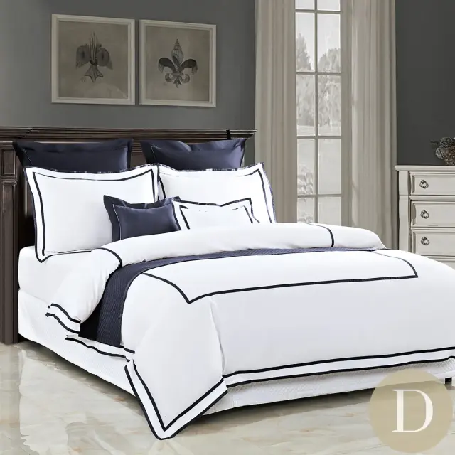 ダブル | 140×200cm | 高さ31cmまで対応 | ボックスシーツ1枚 | 包み型スタンダード枕カバー2枚 | 400TC ホテル