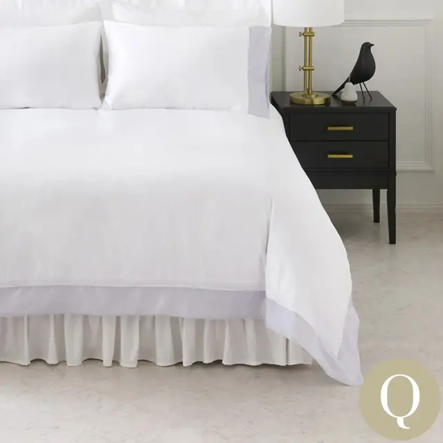 掛け布団カバー | クイーン | 210×210cm | 400TC タキシード/ミスト