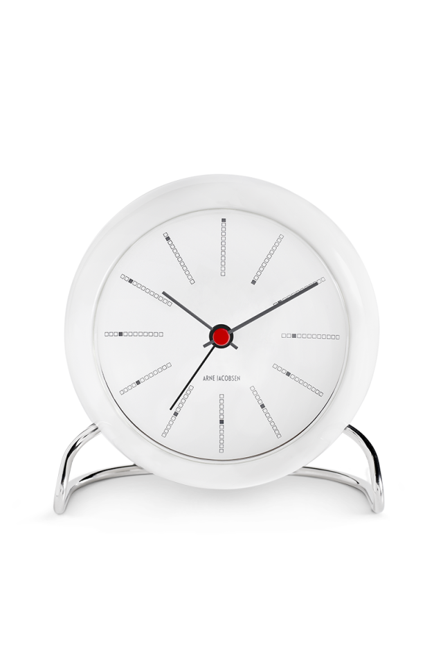 ARNE JACOBSEN | BANKERS | 置き時計 | 11cm/ホワイト