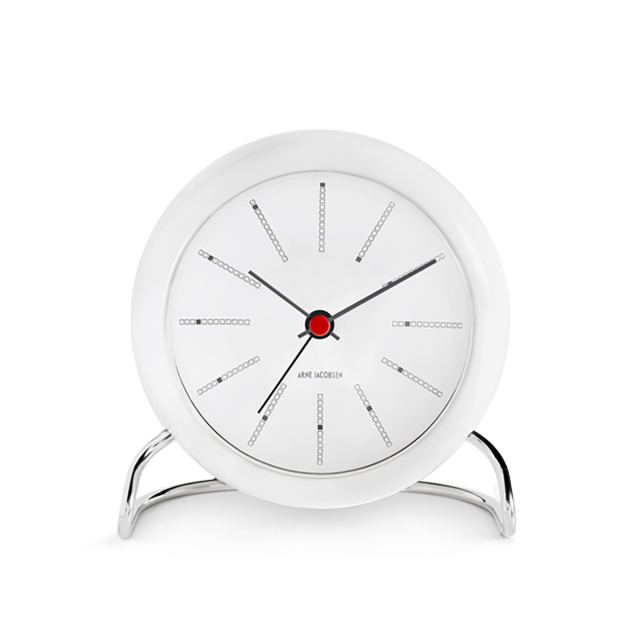 ARNE JACOBSEN | BANKERS | 置き時計 | 11cm/ホワイト