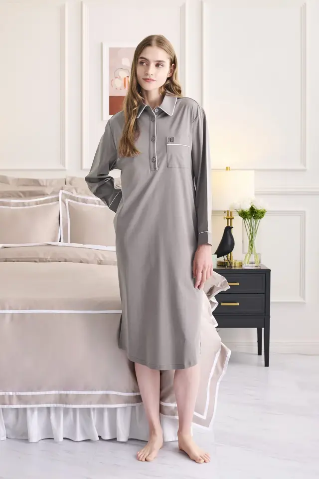 コットンジャージーワンピース