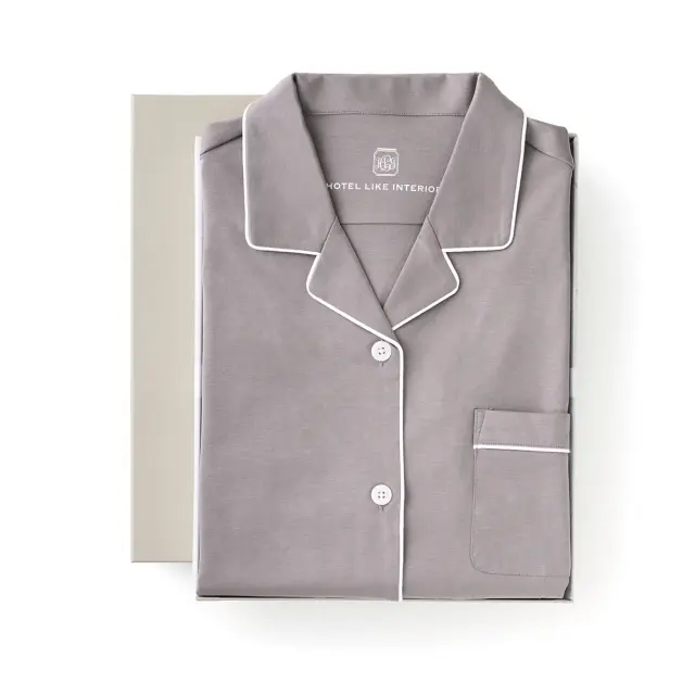 【ギフトBOX入り】コットンジャージーパジャマ｜レディース/フォグ