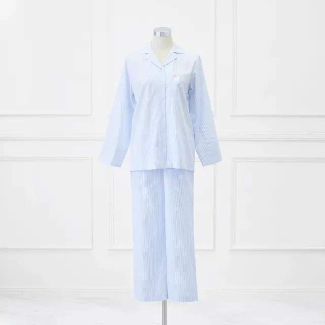 【未使用】House on the Hill フラワーストライプパジャマ 未使用】House on the Hill フラワーストライプパジャマ