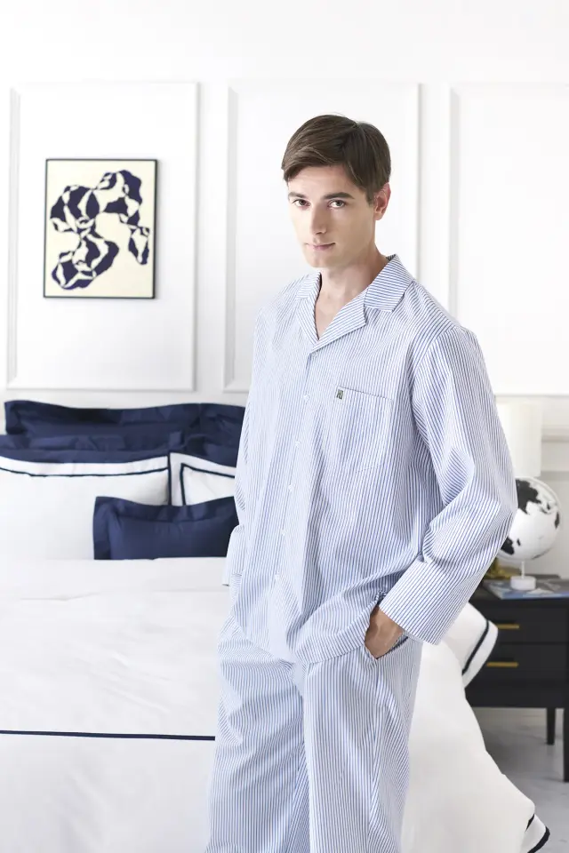 コットンツイルストライプパジャマ | メンズ | FREE