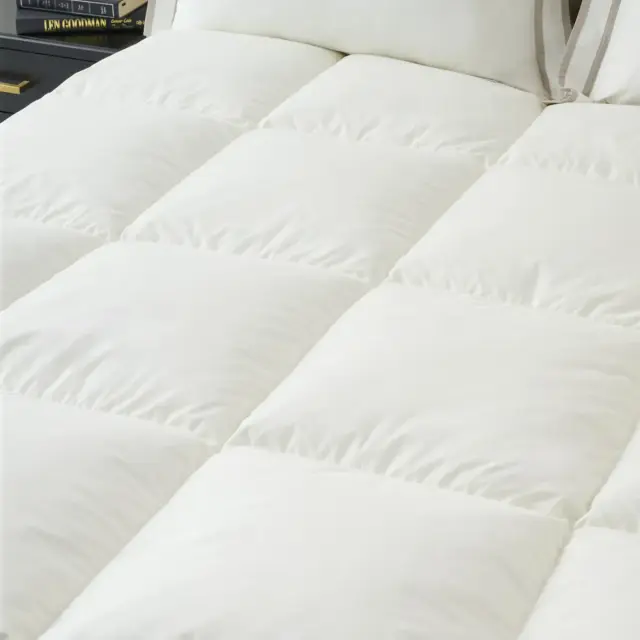 ダウン・フェザーベッドパッド ｜高級ホテル仕様｜羽毛ベッドパッド