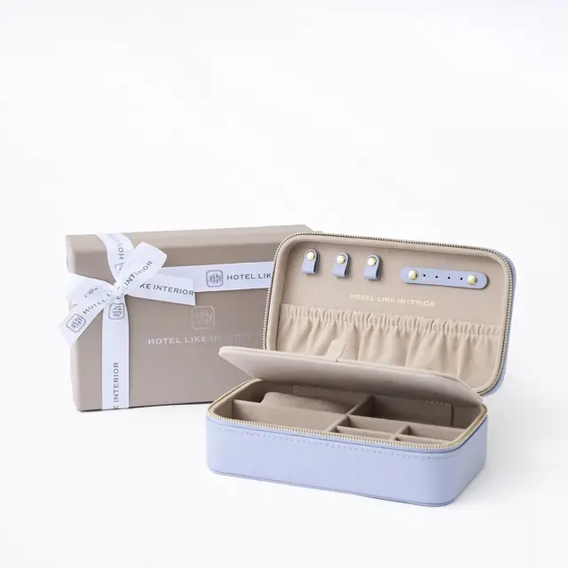 【リボンかけ】レザージュエリーケース｜トラベル