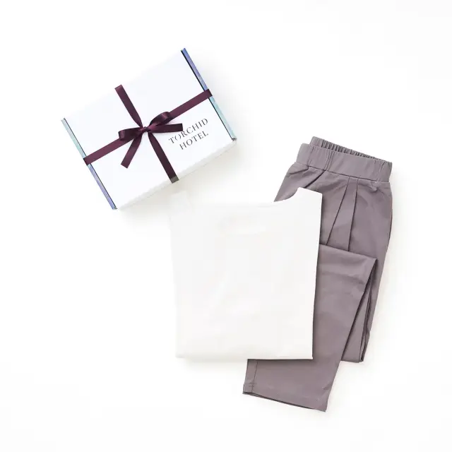 【ギフトBOX入り】TORCHID HOTEL｜スアベ｜ボートネックプルオーバーパジャマ