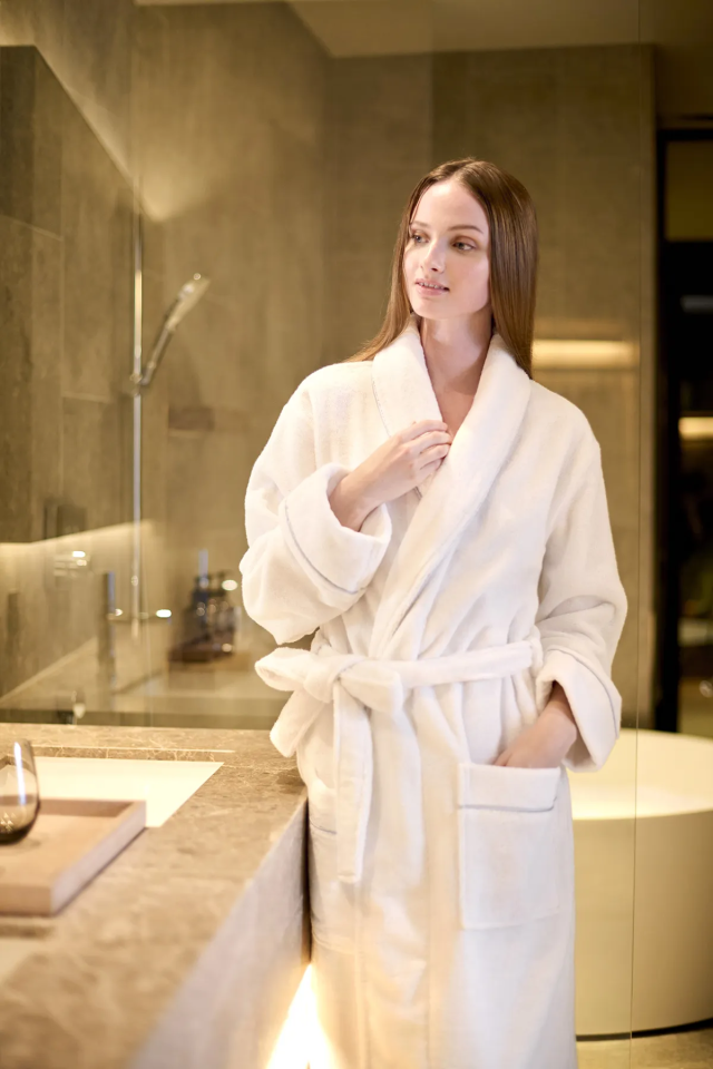 ハイドロコットン トルコ バスローブ
