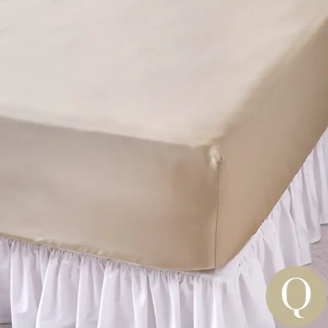 ボックスシーツ ｜ クイーン ｜ 160×200cm 高さ36cmまで対応 ｜ イタリアン コットンサテン