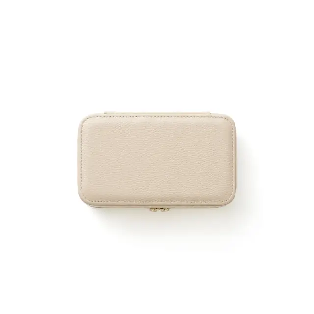 レザージュエリーケース | 本革 | 旅行用コンパクト収納