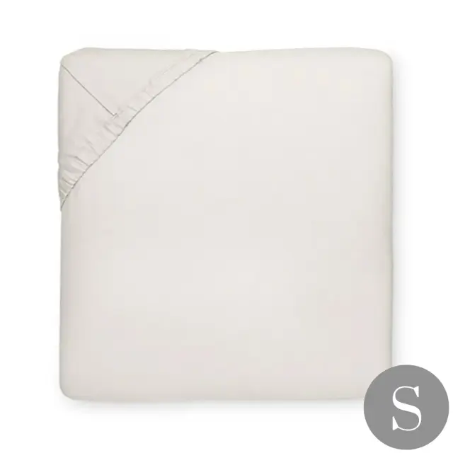 SFERRA | ボックスシーツ | シングル | 100x200cm | 高さ27cmまで対応 | SFERRA GIZA 45 PERCALE/アイボリー
