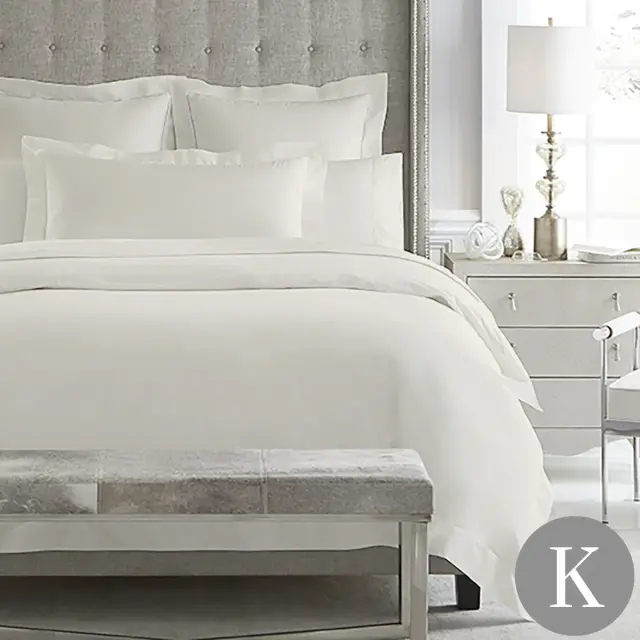 SFERRA | ボックスシーツ | キング | 180×200cm | 高さ30cmまで対応 | SFERRA GIZA 45 PERCALE