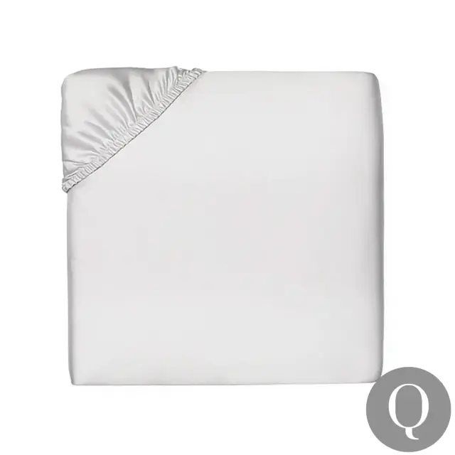 SFERRA | ボックスシーツ | クイーン | 160×200cm | 高さ30cmまで対応 | SFERRA GIZA 45 SATEEN