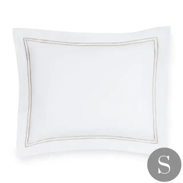 SFERRA | 枕カバー・ピローケース | 包み型スタンダード | 50×75cm | GRANDE HOTEL/ホワイト×トープ