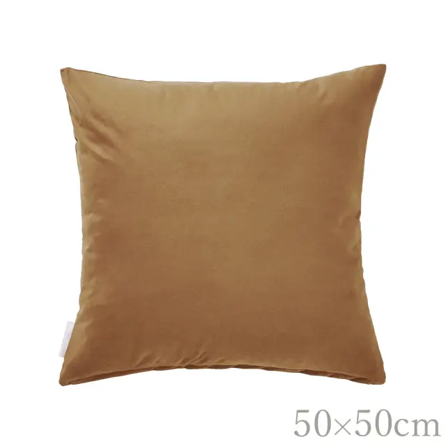 スエードタッチ | クッションカバー | 50cmスクエア | 50×50cm/キャメル