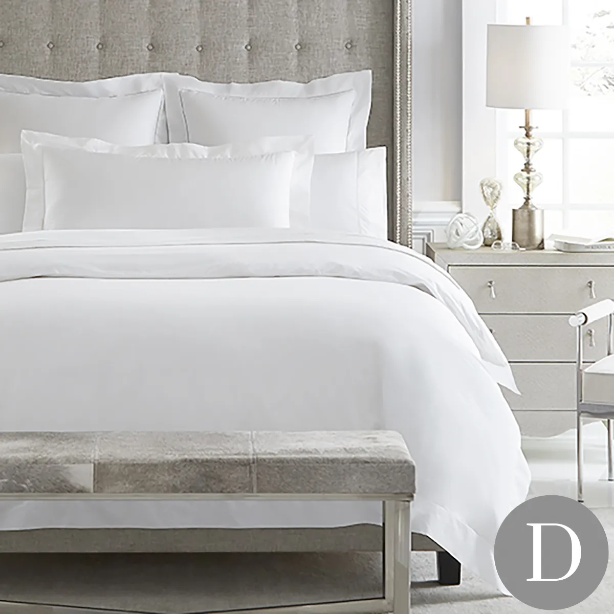 SFERRA | 掛け布団カバー | ダブル | 190×210cm | SFERRA GIZA 45 PERCALE