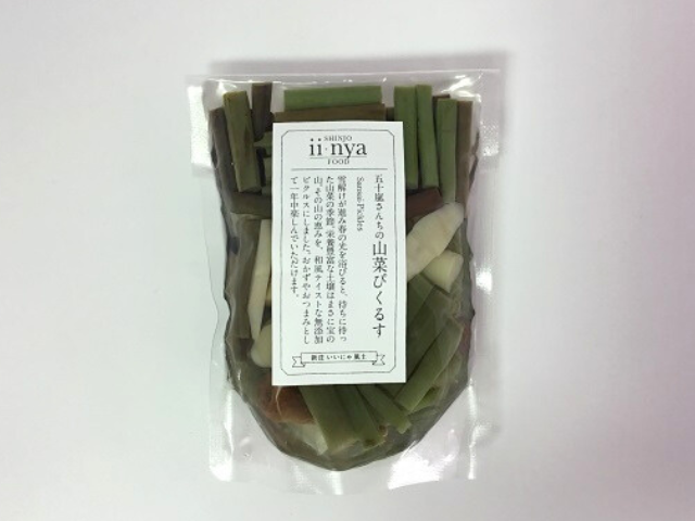 山菜ぴくるす iinyaフード 100g たねるや