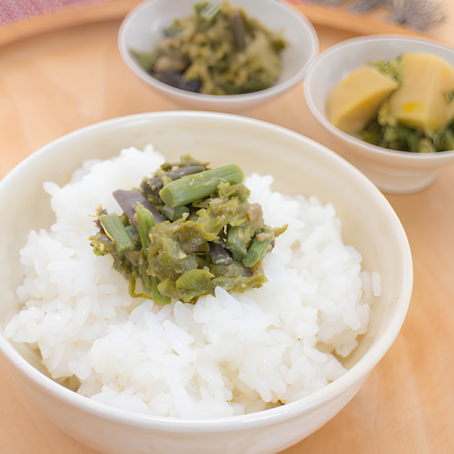 山のおそうざい　ふきのとうわらび味噌