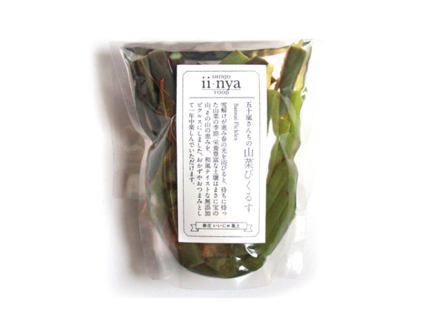 山菜ぴくるす iinyaフード 100g たねるや