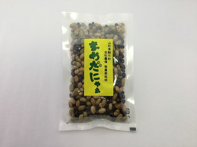 まめだにゃぁ（素煎り大豆）　100g　山形県鮭川村産