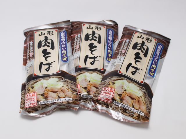 冷たい肉そば 山形名物　スープ2食付　1袋　みうら食品