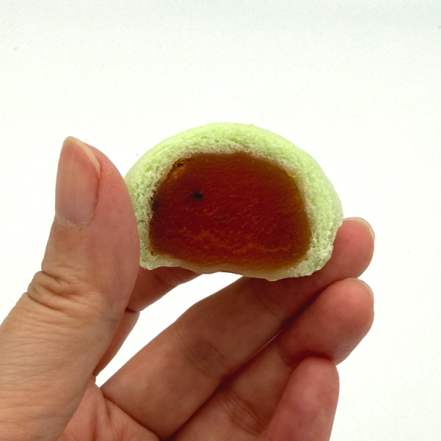すいかまんじゅう　断面