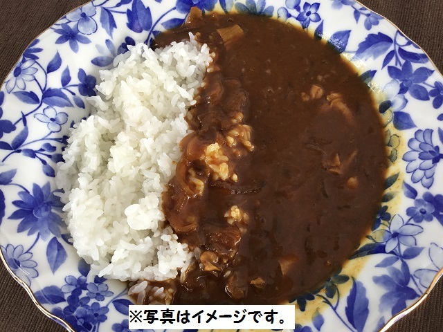米沢牛牛すじカレー盛付例