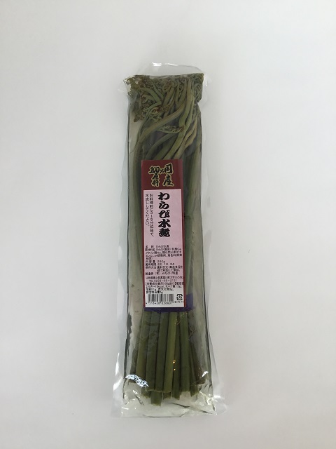 わらび水煮 国産 250g