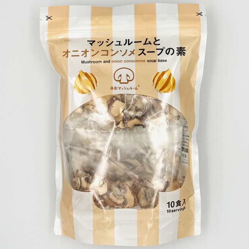 マッシュルームとオニオンコンソメスープの素
