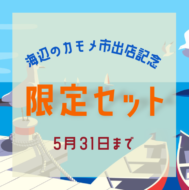【ネコポス便】海辺のカモメ市出店記念セット