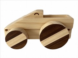 物語り遊びで感性を育む、木のおもちゃ、オープンカー（Ｓ１）