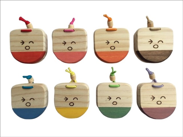 激レア♪NIKKAN製〈柄付きカスタネット〉キレの良い音♪木製 昭和レトロ Amazon | キクタニ カスタネット 木製 コンビネーションカラー