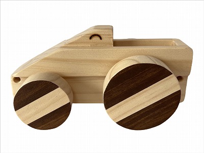 物語り遊びで感性を育む、木のおもちゃ、オープンカー（Ｓ１）