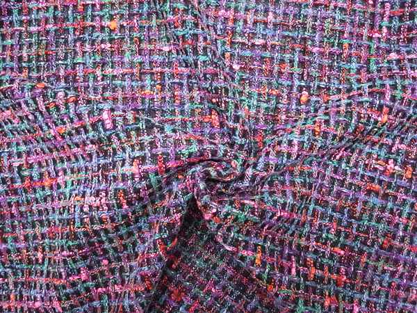 イタリア製輸入生地　【ファンシーツィード】// アンゴラ混ウールベース/1着分2,4m: